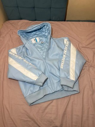 Chaqueta de cuero Supreme x Jordan