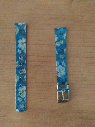 Correa metálica para reloj de pulsera