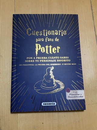 Cuestionario para fans de Potter - Susaeta (Nuevo)