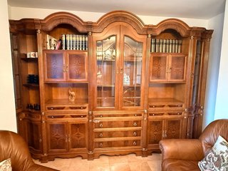 Mueble de Salón de Madera Maciza