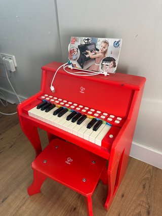 Piano Infantil Hape Rojo
