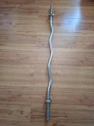 Barra Z de Pesas 120 cm