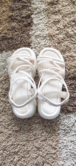 Sandalias Blanco Hueso Talla 37