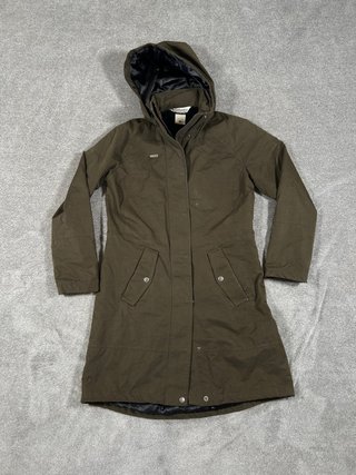 Parka Columbia Mujer Verde Militar Talla S