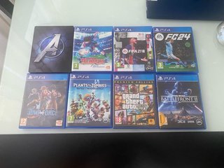 Lote de 8 Videojuegos PS4