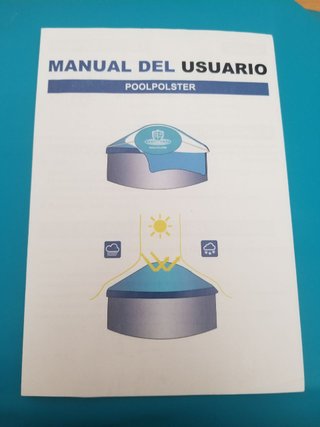 Cubierta inflable Poolpolster azul