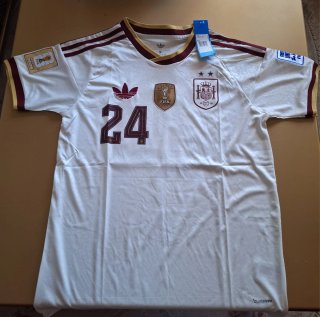 Camiseta España Adidas Blanca Talla M
