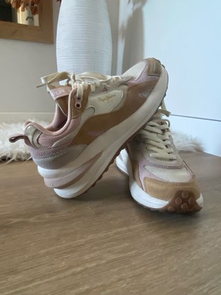 Zapatillas Pepe Jeans Beige y Rosa