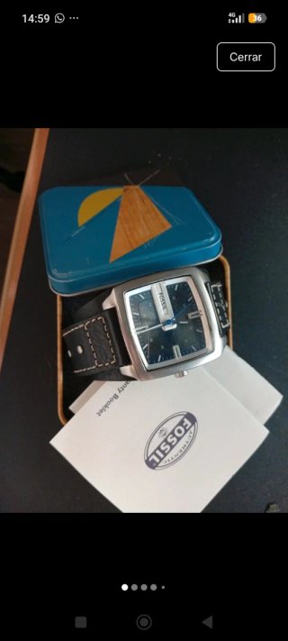 Reloj Fossil con Correa de Piel