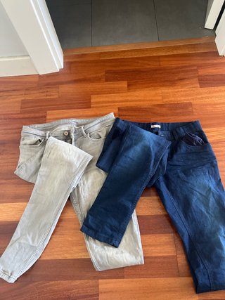 Pantalones Zara y dpam