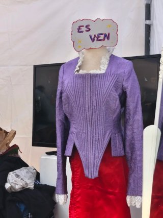 Corpiño de Fallera Morado
