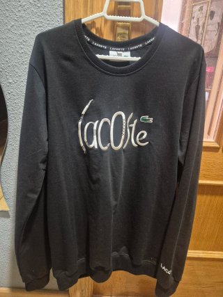 Sudadera Lacoste Negra