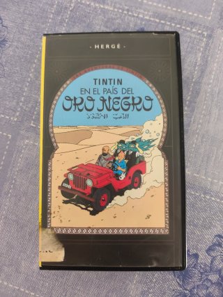 VHS Tintín: En el país del oro negro