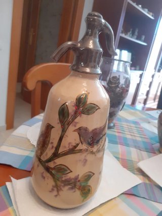 Sifón de Cerámica Pintado a Mano