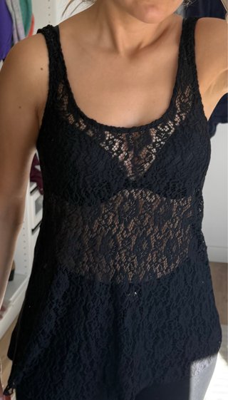 Camiseta de tirantes negra Stradivarius