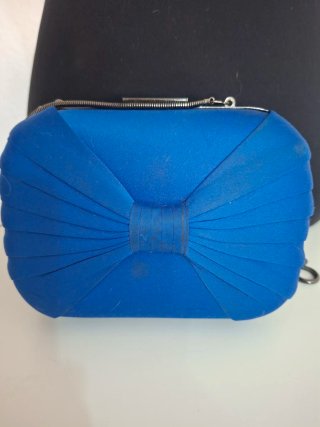 Bolso de mano azul