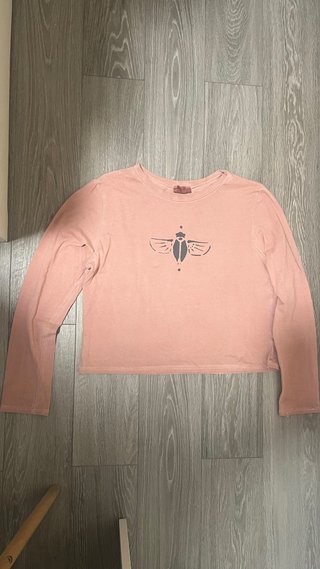 Camiseta manga larga rosa Renatta and go