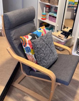 Sillón IKEA POÄNG Gris