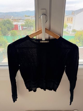 Camiseta negra Zara