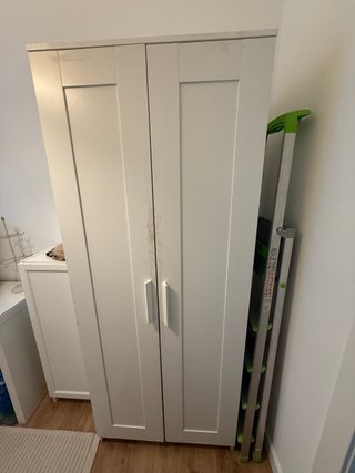 Armario IKEA BRIMNES Blanco 2 Puertas, 78x50x190cm
