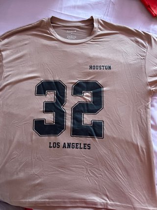 Camiseta Oversize Marrón Shein Talla S