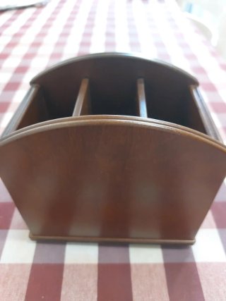 Organizador de escritorio de madera