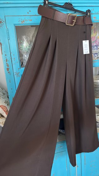 Pantalón Palazzo Marrón Talla Única