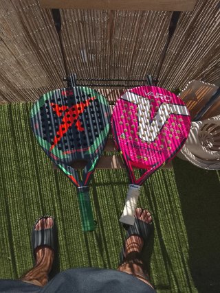 2 Raquetas de Pádel (Vairo y Drop Shot)