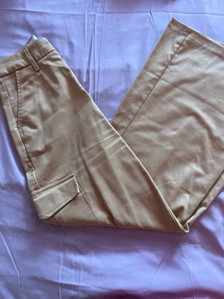 Pantalones Cargo Beige