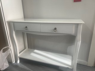 Consola de entrada blanca HomCom