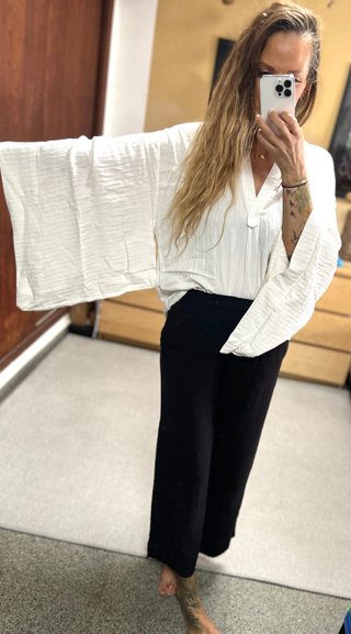 Zara *blusa estilo kimono*ZW Collection*S holgado