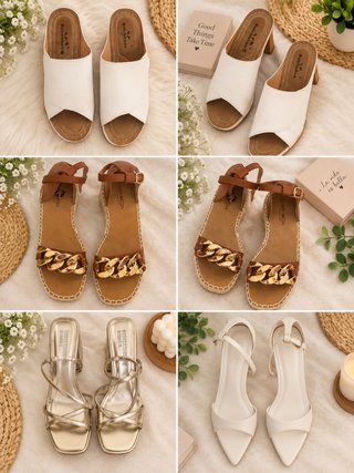 pares de zapatos variados
