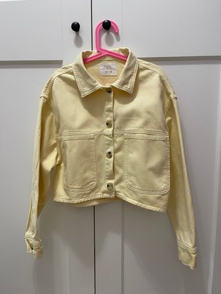 Chaqueta Vaquera Amarilla Zara Talla 164