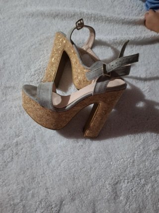 Sandalias de tacón con plataforma