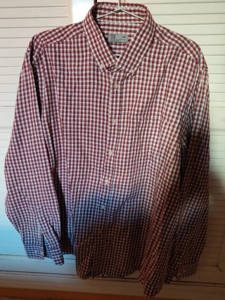 Camisa Manga Larga Cuadros TEX Talla XXL