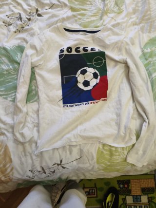 Camiseta de fútbol manga larga