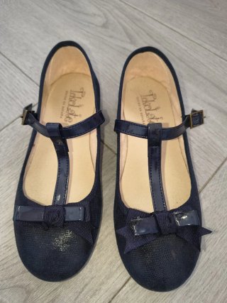 Zapatos niña talla 33 Tokolate azul
