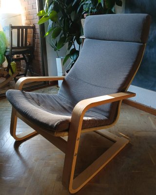 Sillón Ikea Poäng Gris