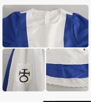 Vestido estilo Alicia con panty muerte