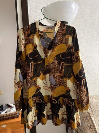 Blusa estampada Zara