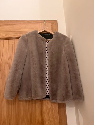 Abrigo de pelo Zara