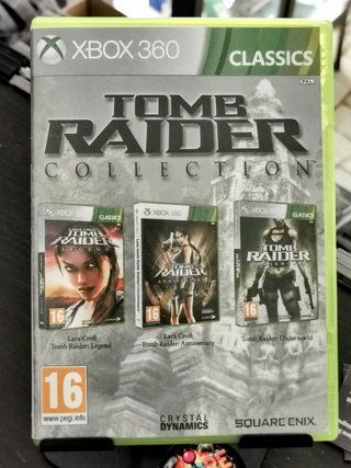 Tomb Raider Collection Xbox 360 - Cover custom