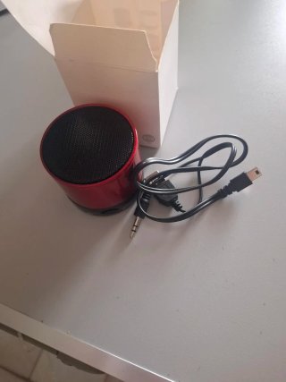 Altavoz Portátil Rojo