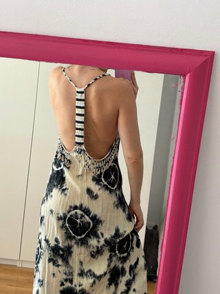 Vestido largo estilo hippie