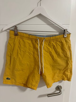 Bañador Lacoste Amarillo Talla M