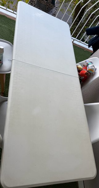 Mesa Plegable Blanca