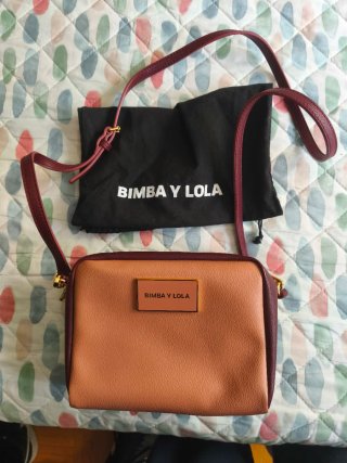 Bolso Bimba y Lola marrón y Burdeos