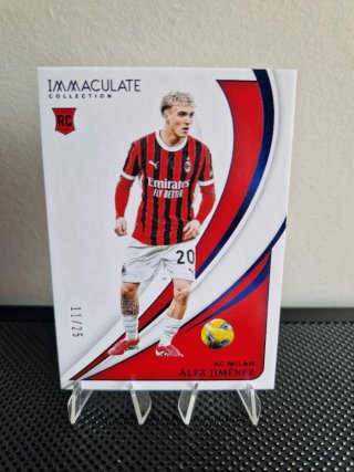 Carta Álex Jiménez Panini Immaculate RC /25