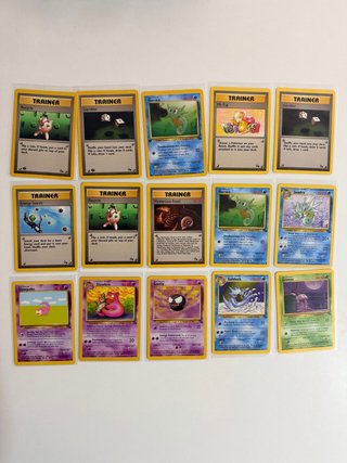 Lote de 50 Cartas Pokémon Vintage (Inglés)