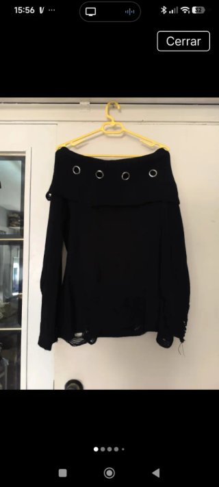 Jersey Negro Estilo Rock